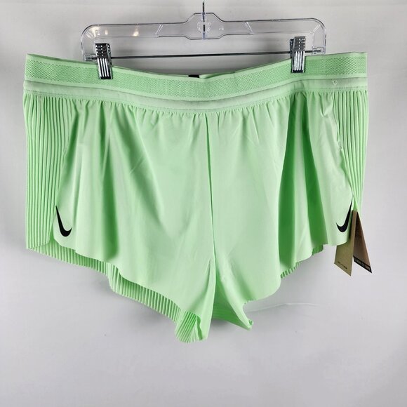 Nike Shorts Womens XXL Blue Green Dri-Fit Aeroswift ADV FN2328-376 (38x3) NWT